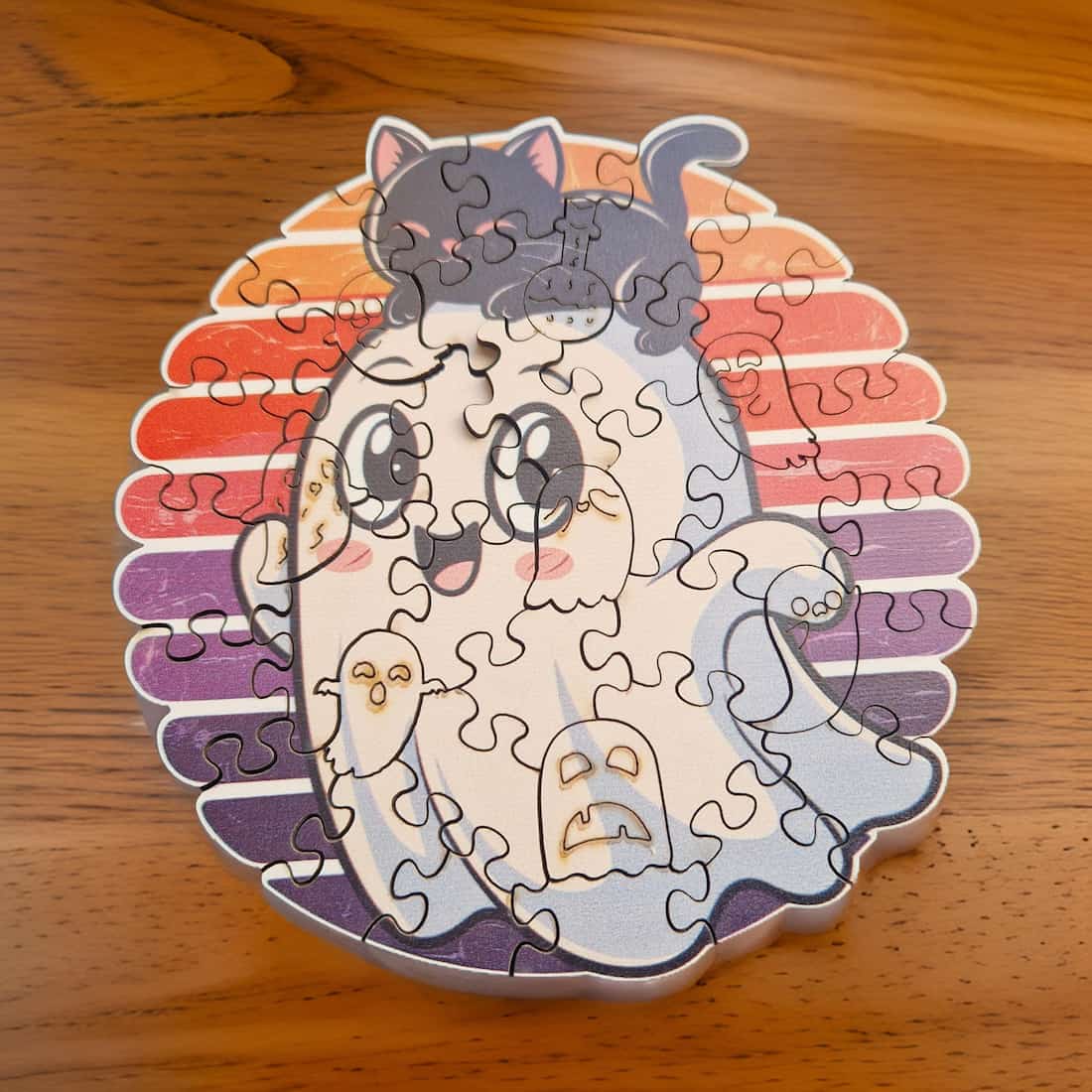 wooden animal and nature puzzles