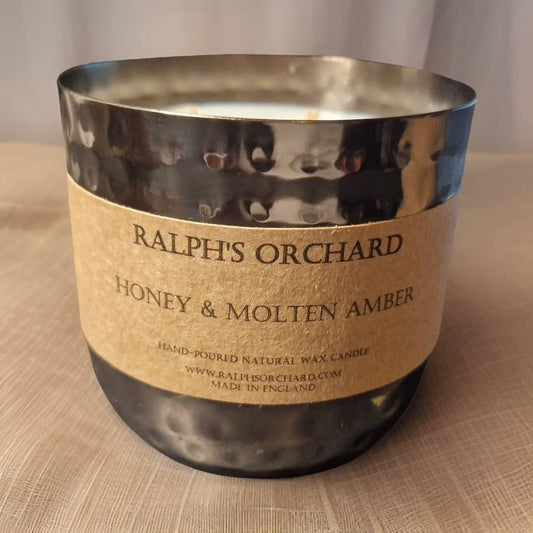Honey & Molten Amber Scented Soy Candle