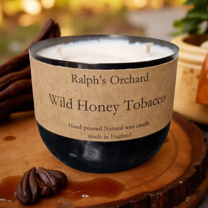 2 wick candle wild honey tobacco fragrance