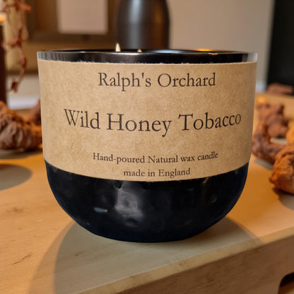 2 wick candle wild honey tobacco fragrance