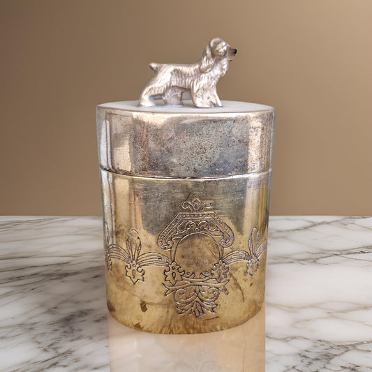 basset hound jar scented candle