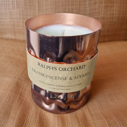 frankincense & myrrh scented candle