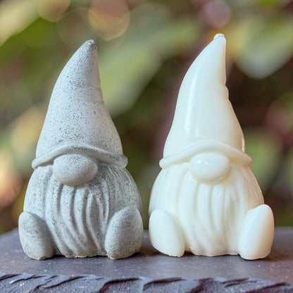 Mini Gnome | Natural Wax Candle or Concrete Ornament