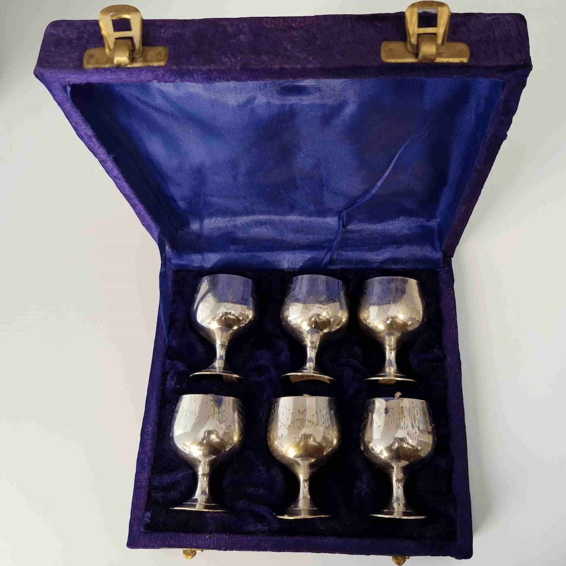 Repurposed Silver Goblet Candle Set – Library, Amber & Forest Scents