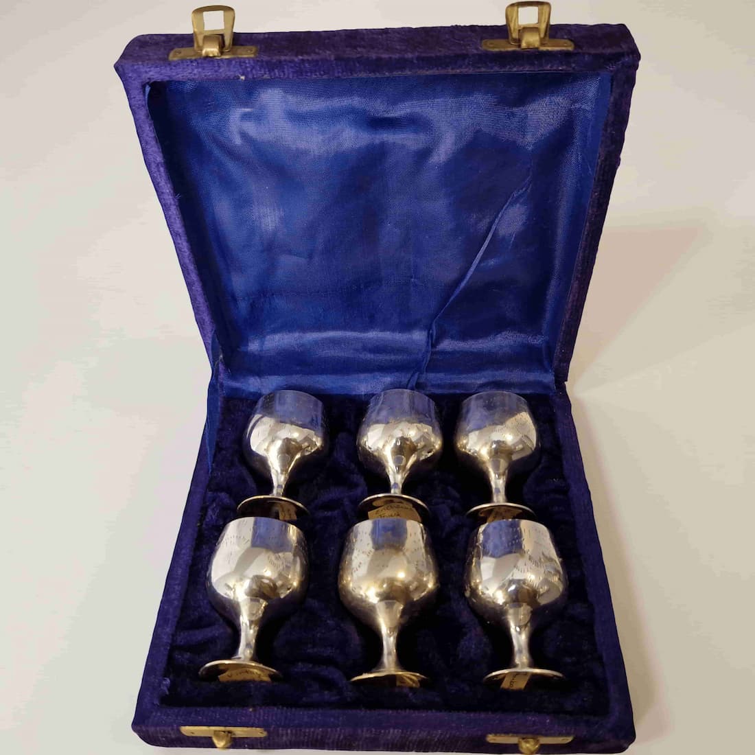 Repurposed Silver Goblet Candle Set – Library, Amber & Forest Scents