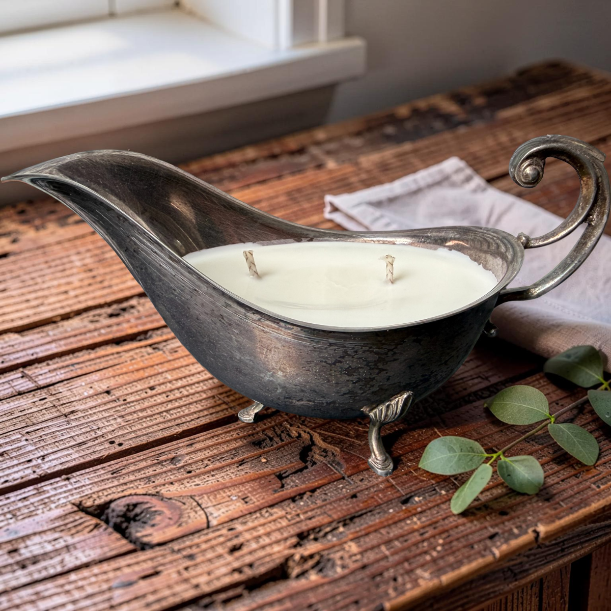 gravy jug candle