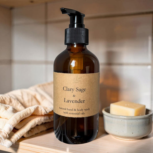 clary sage & lavender hand wash