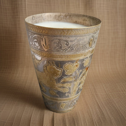 Indian drinking cup candle 