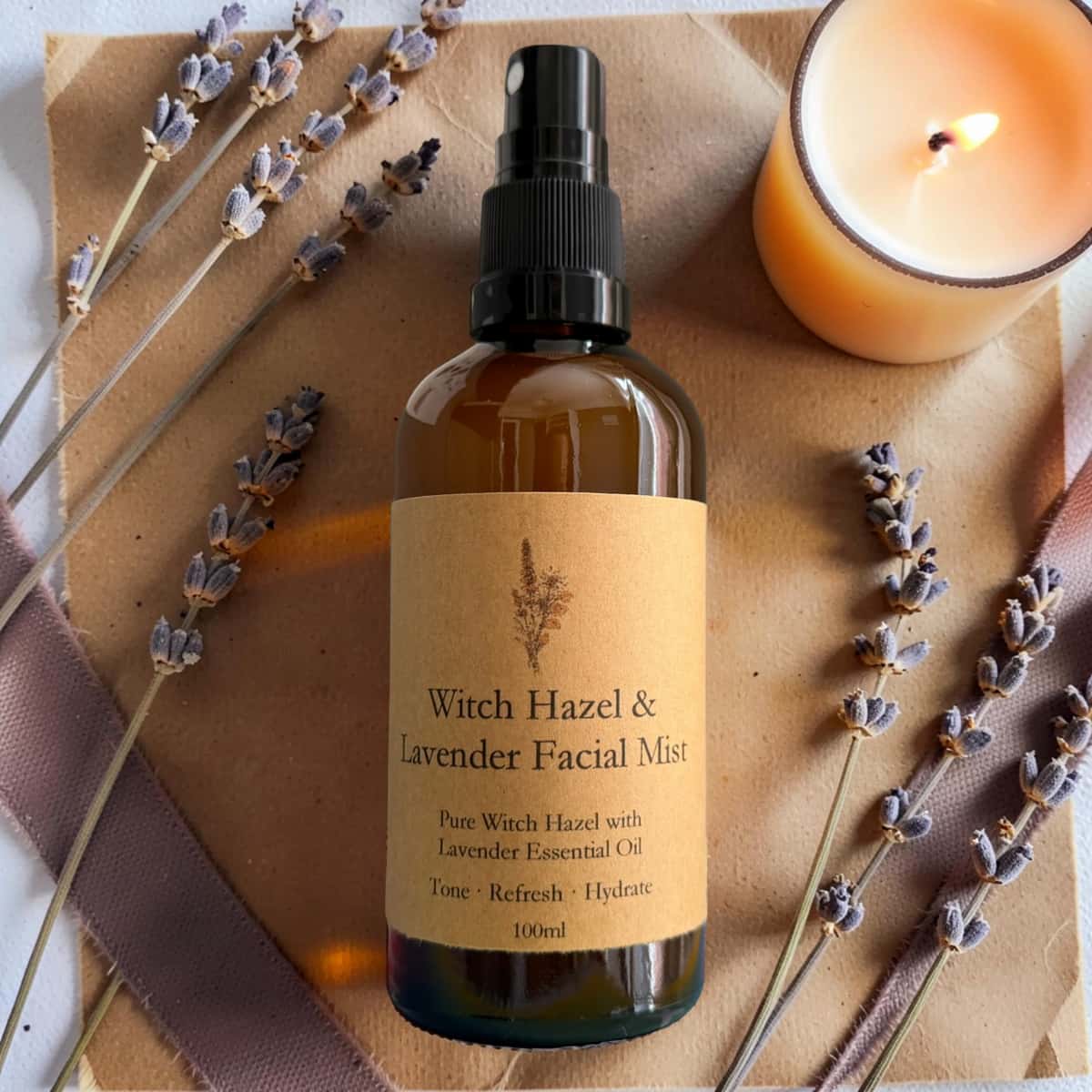 lavender and witch hazel facial mist