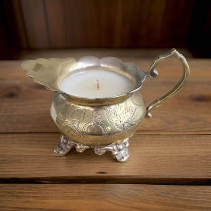 vintage milk jug candle