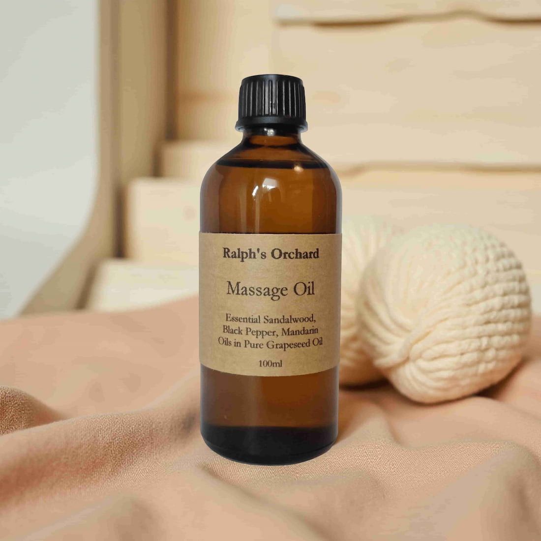 Massage Oil | Sandalwood, Black Pepper & Mandarin