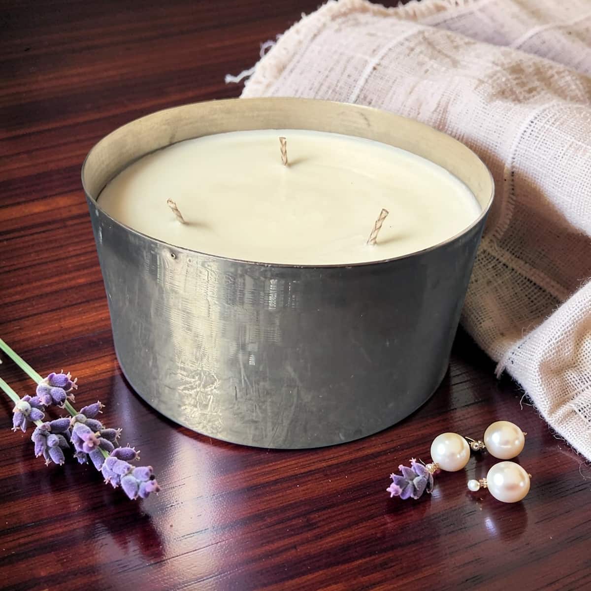 trinket bowl candle