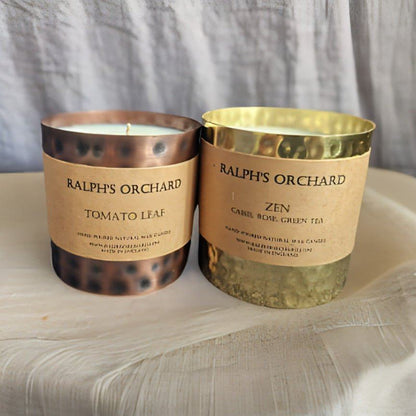 Antique & Gold tin scented candles