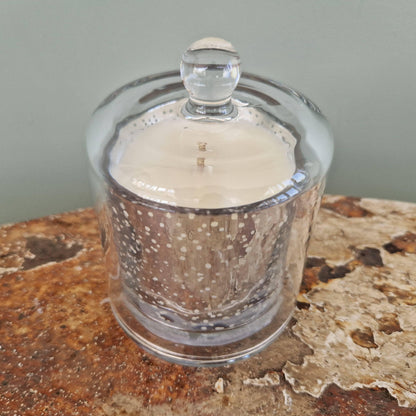 Silver Bell Jar Candle