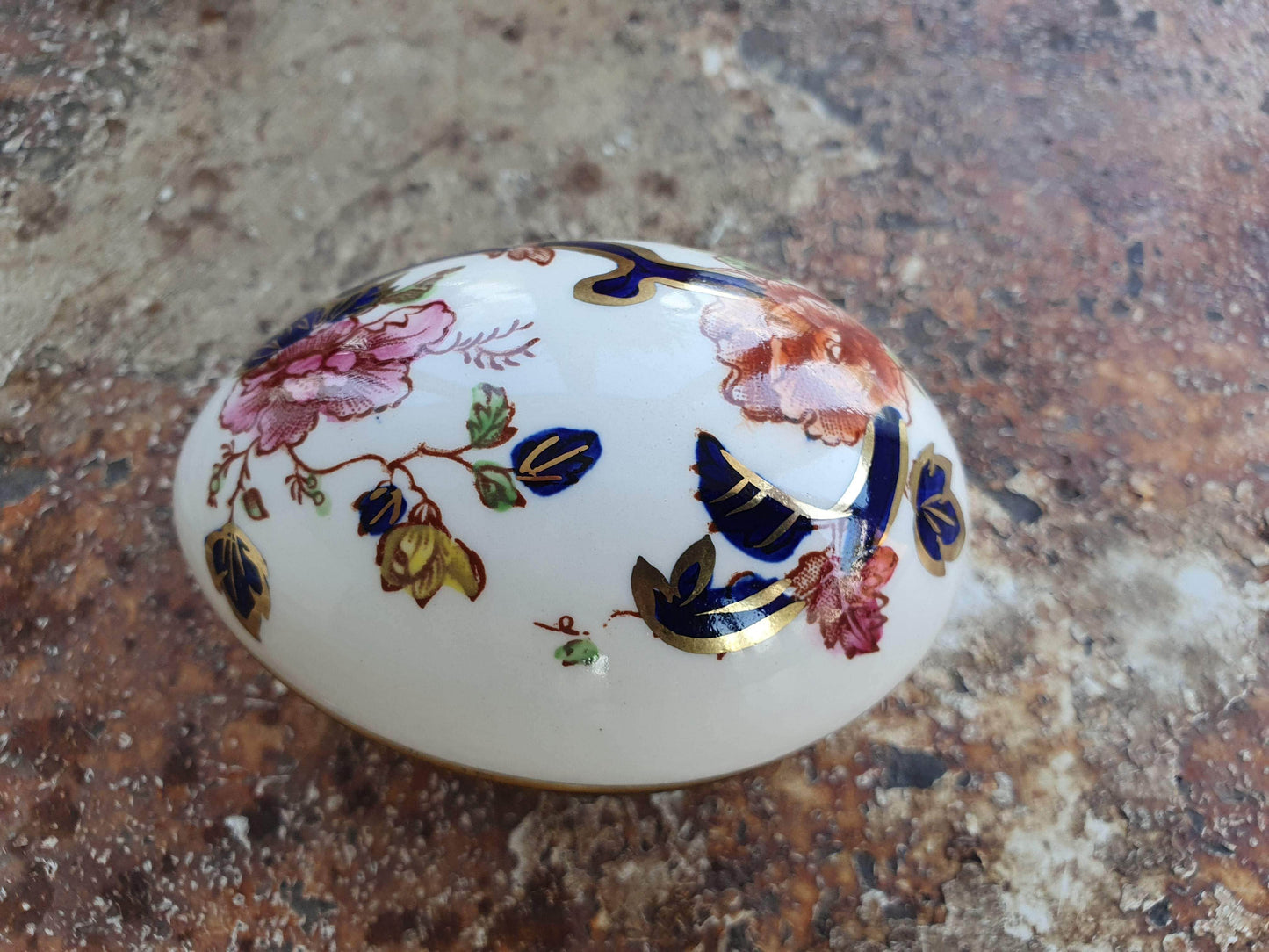 Egg shaped trinket dish candle Ralph's Orchard 