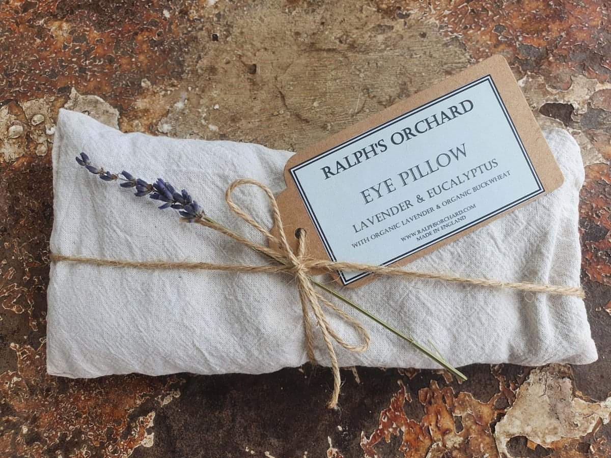 organic lavender weighted eye pillow