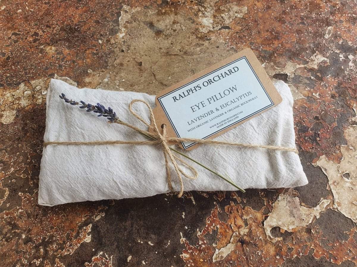 organic lavender weighted eye pillow