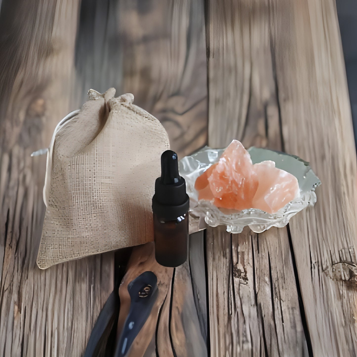 Himalayan pink salt diffuser with Zen Fragrance Oil Ralph's Orchard