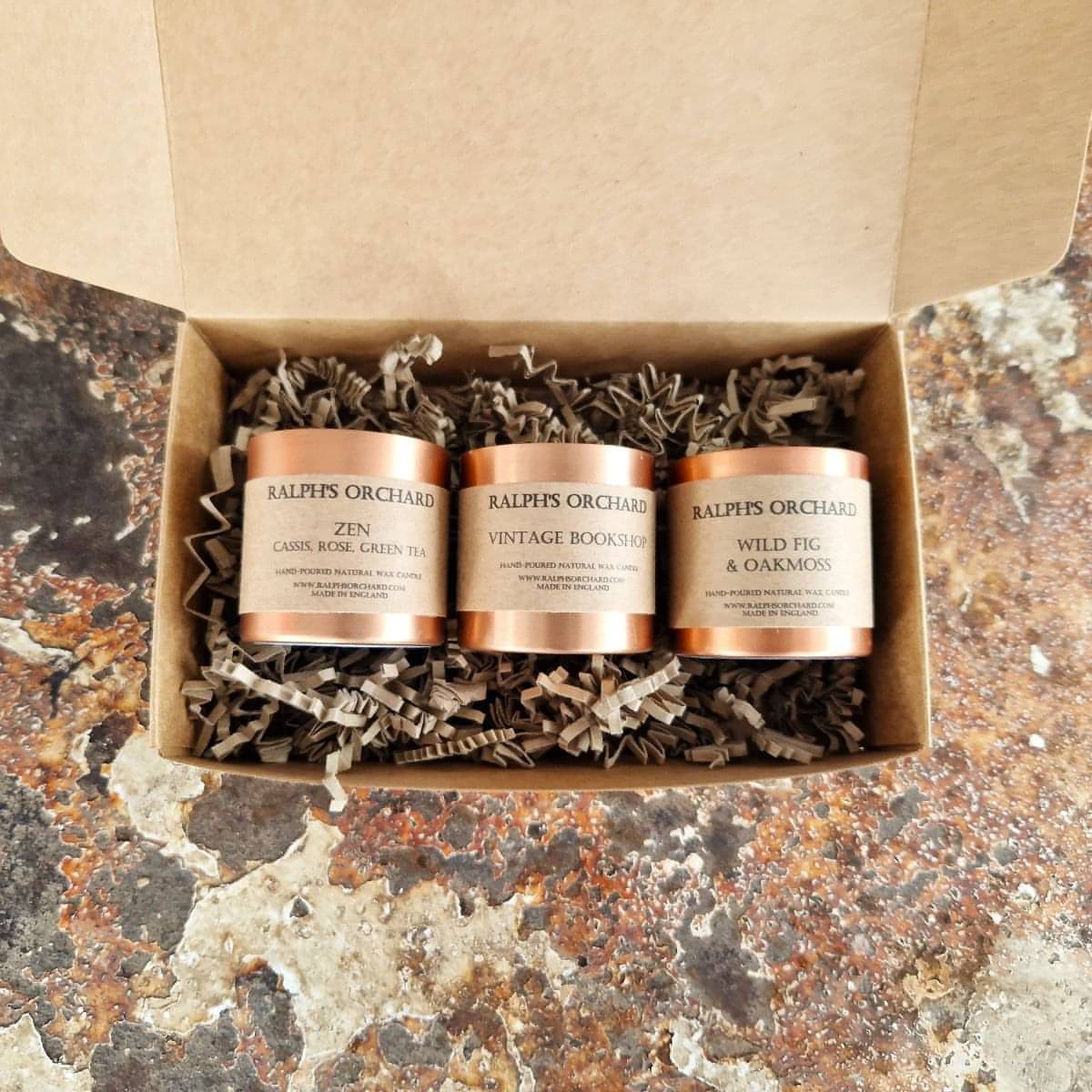 mini scented candles gift set