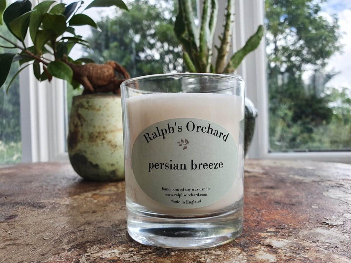 Persian Breeze (pomegranate) scented soy candles Candles Ralph's Orchard 