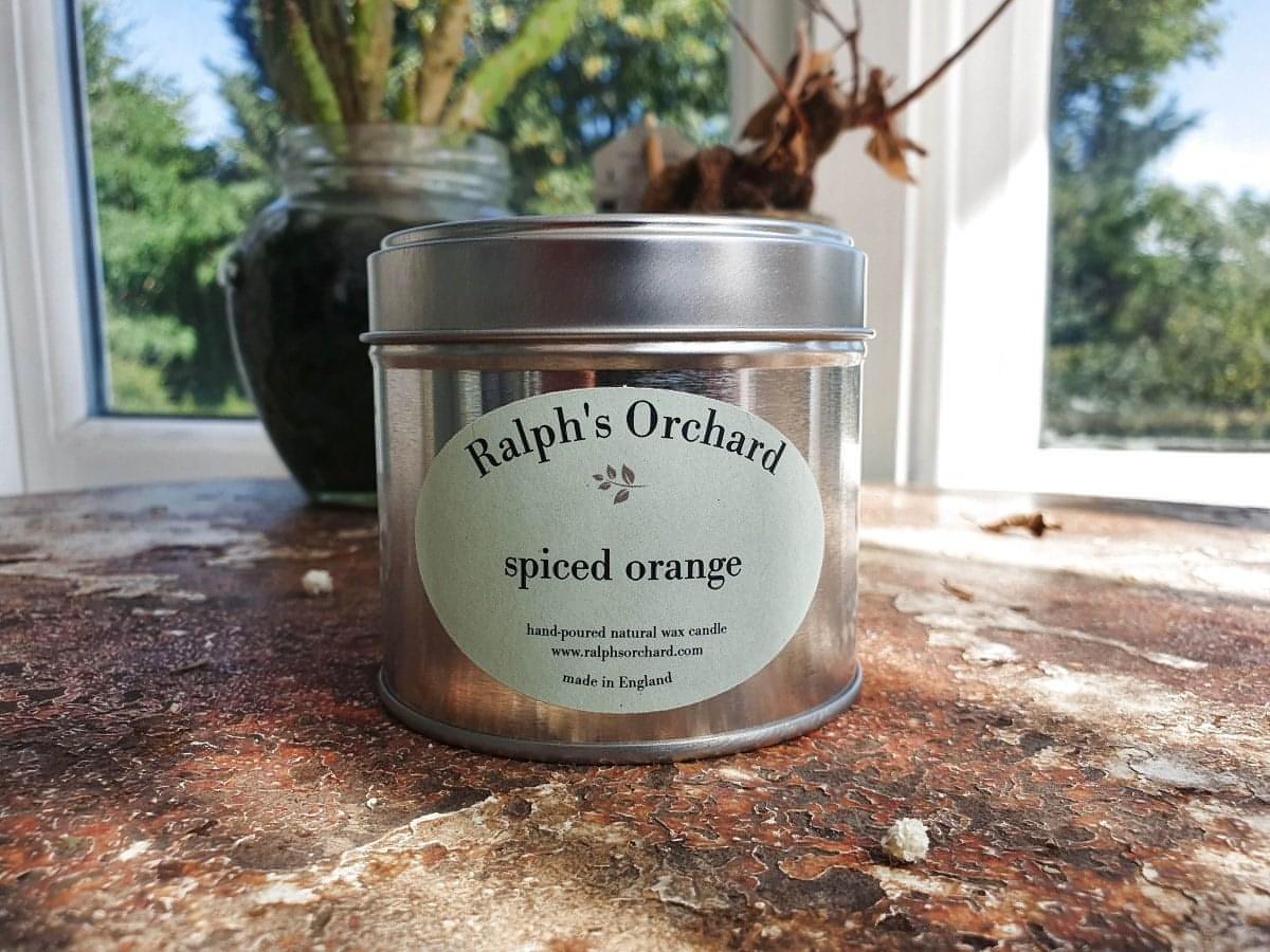 Spiced Orange Scented Winter Candles 